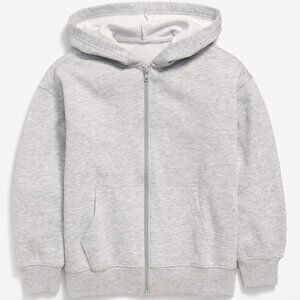 Kids Gray & White Marl Zip Hoodie/NWT/XL (12)